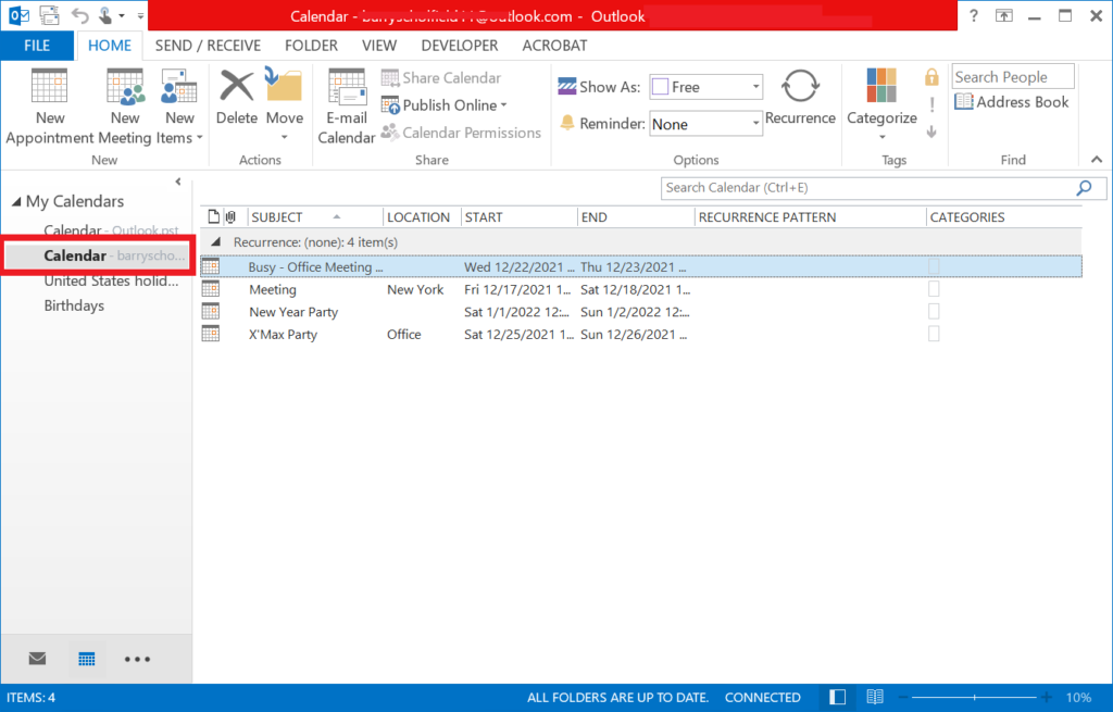 How to Save Outlook Calendar as ICS File Format Manually